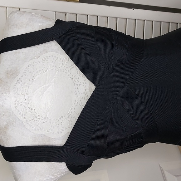 Akex & Eve Black Bandage Dress Size 10 - Picture 5 of 10